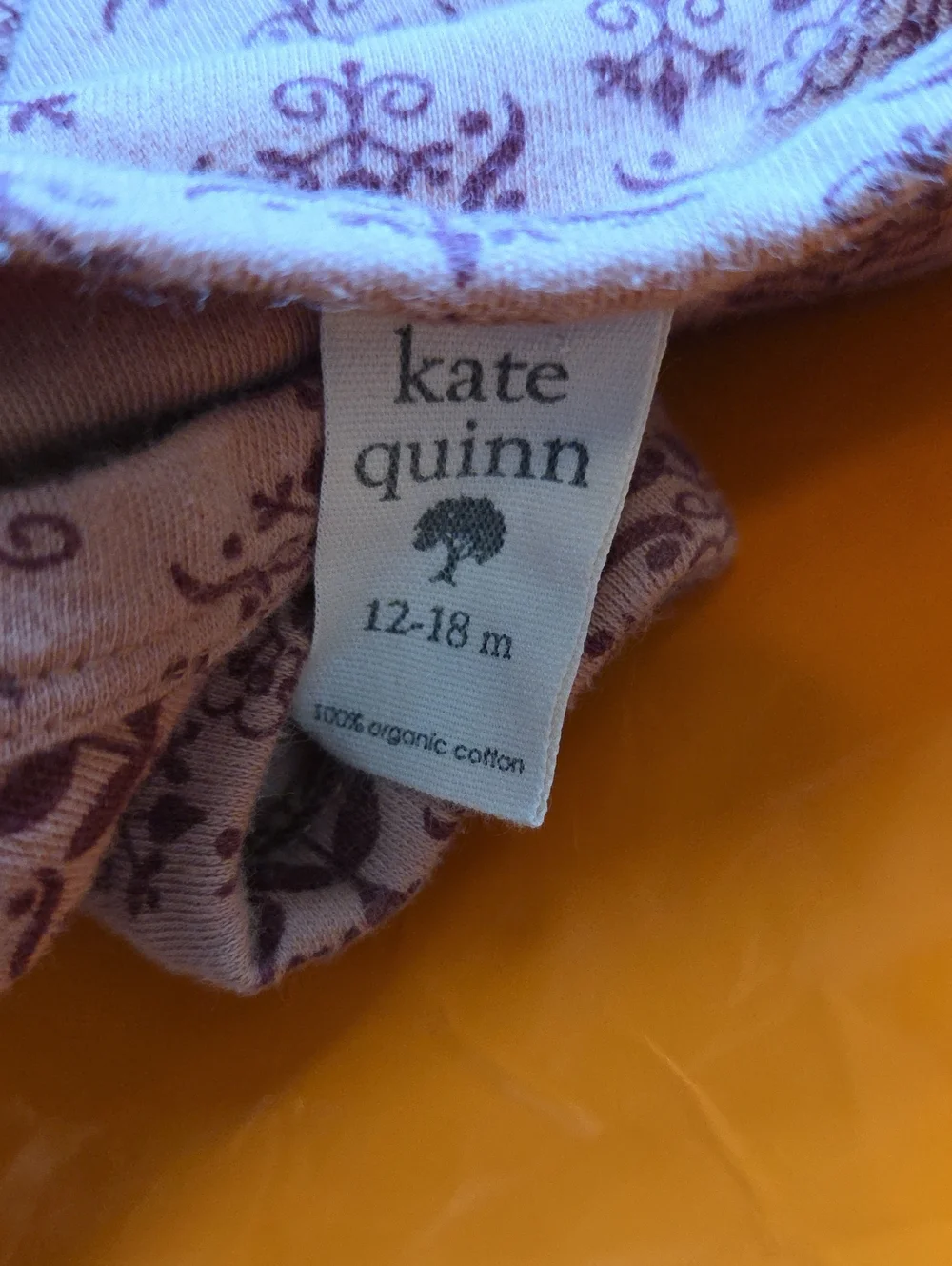 Kate Quinn Long Sleeve Bodysuit 100% Orgsnic Cotton